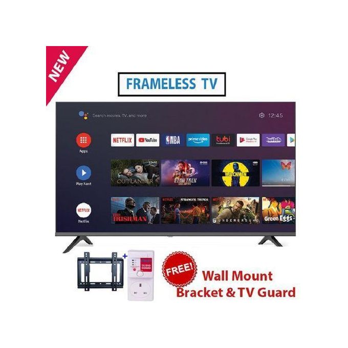 Solarmax Solarmax. 32"Inch Bluetooth Enabled Frameless Smart Android TV Inbuilt Decoder NetflixYoutube Appstore