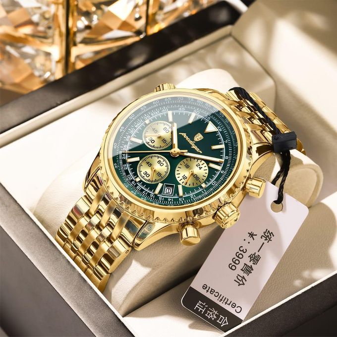 POEDAGAR 960 Luxury Military Watch For Men Waterproof Luminous Date Chronograph Man Watch Sport Quartz Stainless Steel Men's Watches