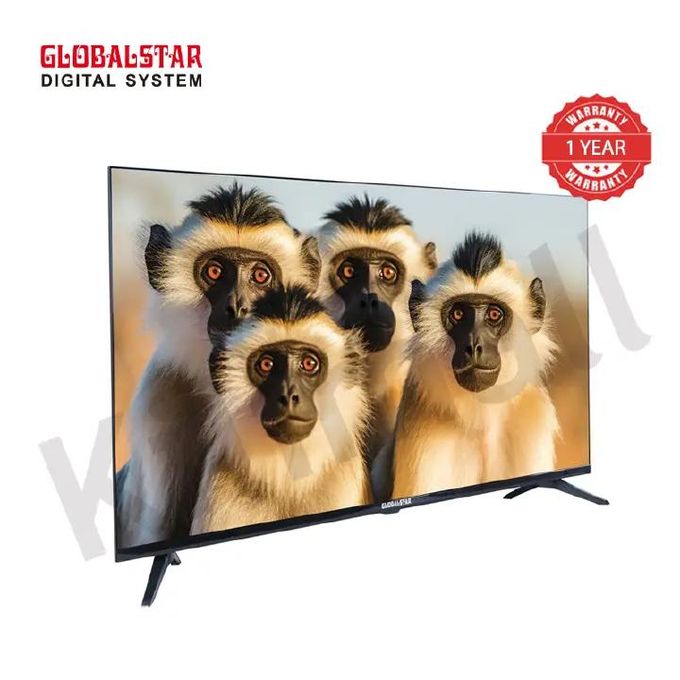 Globalstar 43UK64 43" INCH FRAMELESS SMART ANROID & DIGITAL TELEVISION, BLUEOOTH ENABLED TV, NETFLIX, YOUTUBE, APP STORE, WIFI CONECTIVITY