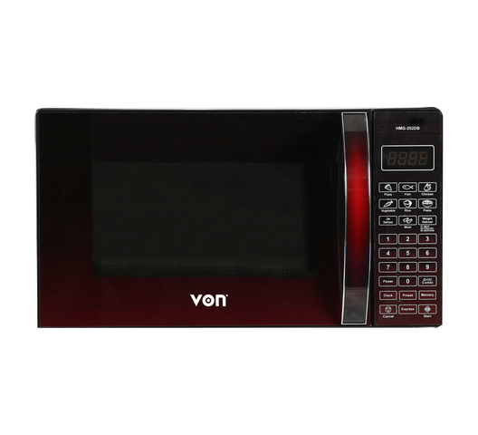 Von VAMG-20DGB 20L Microwave Oven Grill - Black