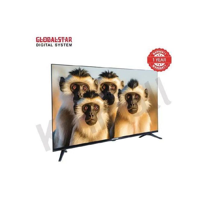 Globalstar Tv 40"INCH 40UK FRAMELESS SMART ANDROID & DIGITAL TELEVISION, BLUEOOTH ENABLED TV, NETFLIX, YOUTUBE, APP STORE, FACEBOOK WATCH, PRIMEVIDEO,WIFI CONECTIVITY,,MULTIPLE USB&HDMI PORTS(1 YR WARRANTY)