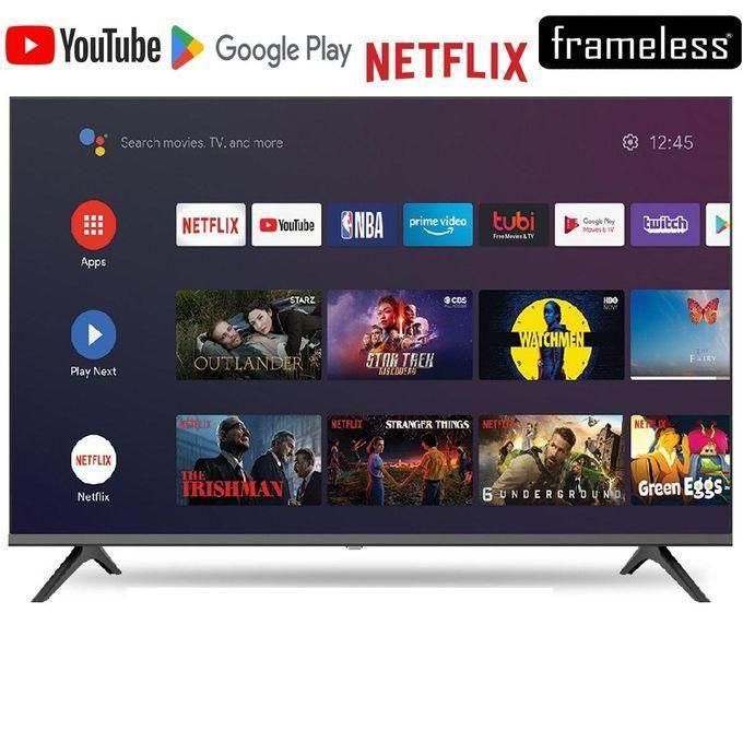Globalstar 40"INCH 40UK FRAMELESS SMART ANROID & DIGITAL TELEVISION, BLUEOOTH ENABLED TV, NETFLIX, YOUTUBE, APP STORE, FACEBOOK WATCH, PRIMEVIDEO,WIFI CONECTIVITY,,MULTIPLE USB&HDMI PORTS