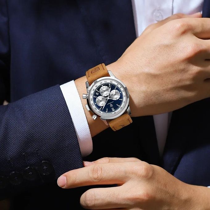 POEDAGAR Chronograph Luxury High Quality Waterproof Luminous 921