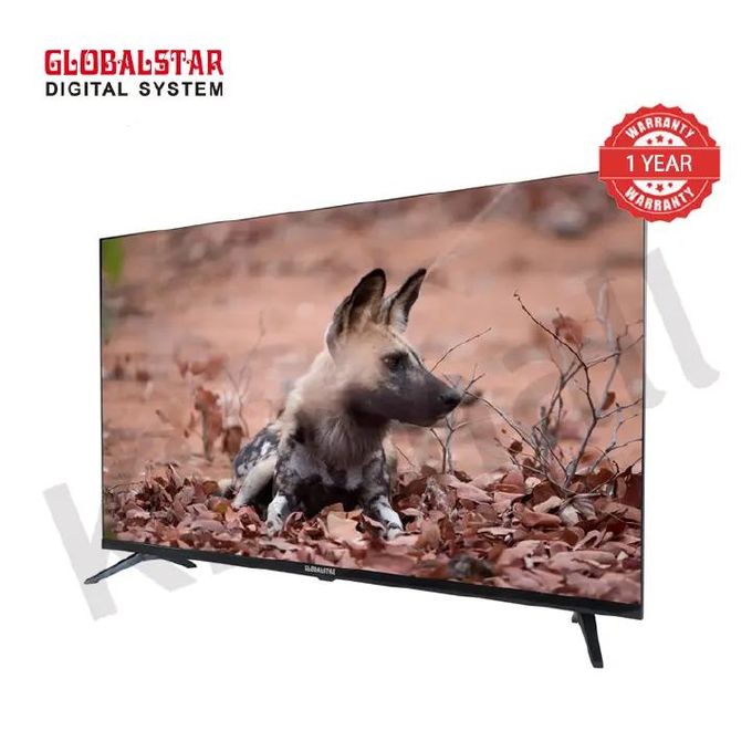Globalstar 40"INCH 40UK FRAMELESS SMART ANROID & DIGITAL TELEVISION, BLUEOOTH ENABLED TV, NETFLIX, YOUTUBE, APP STORE, FACEBOOK WATCH, PRIMEVIDEO,WIFI CONECTIVITY,,MULTIPLE USB&HDMI PORTS