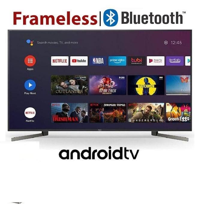 Solarmax 43" INCH Frameless Smart Android TV,BLUEOTOOTH ENABLED, NETFLIX YOUTUBE, APP STORE,MiraCast,Inbuilt Decoder+FREE GIFTS (1YR WRTY)