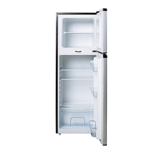 Von VART-19DHY Double Door Fridge 138L - Silver