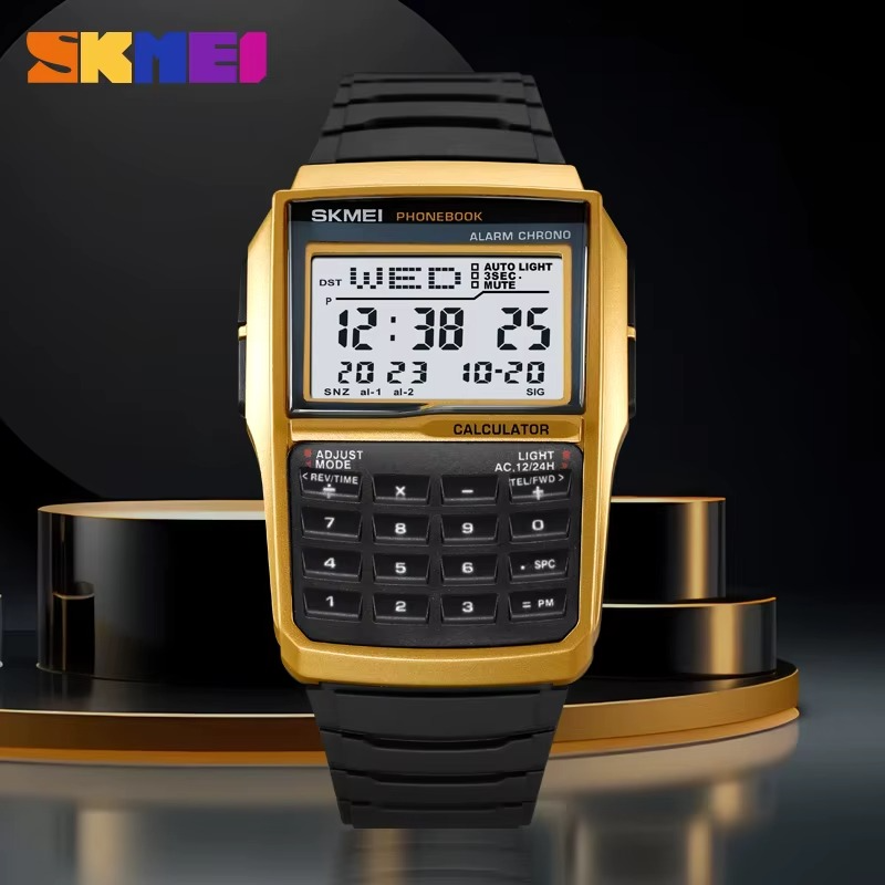 KMEI 2255 Calculator Design Classic Watch Fashion Men