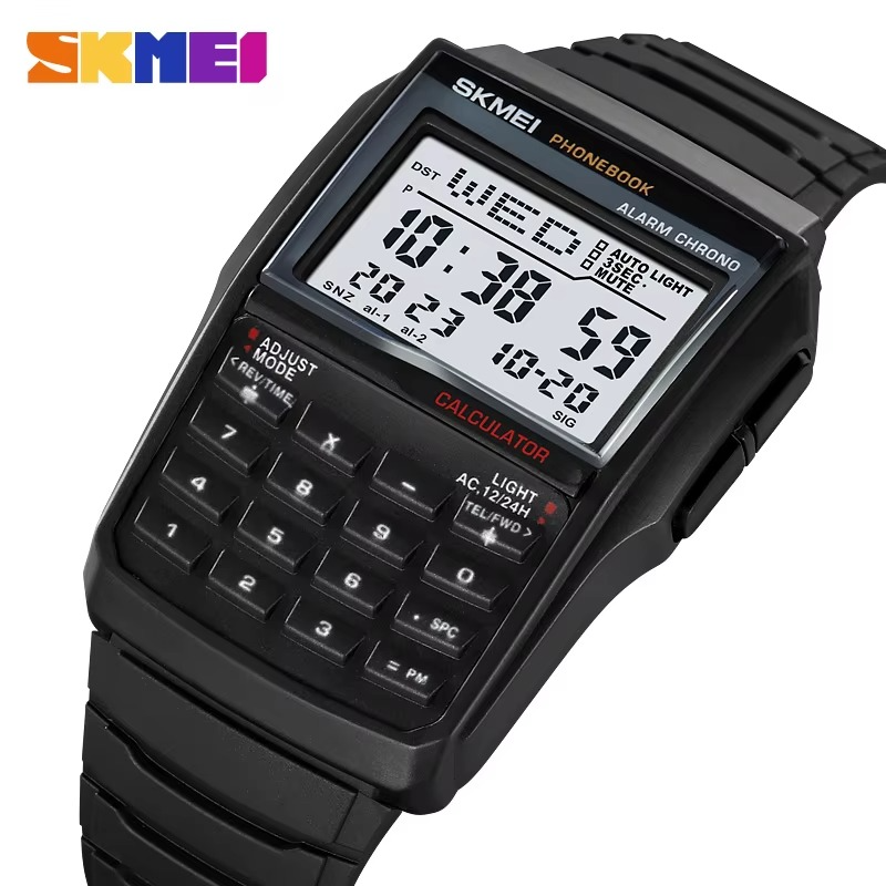 KMEI 2255 Calculator Design Classic Watch Fashion Men