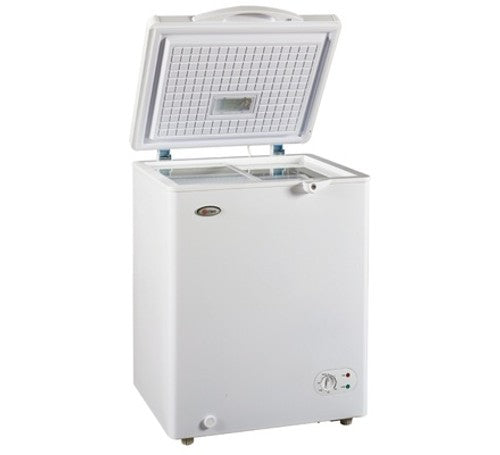 Mika Chest Freezer, 100L, Aluminum Inner, White - MCF102W