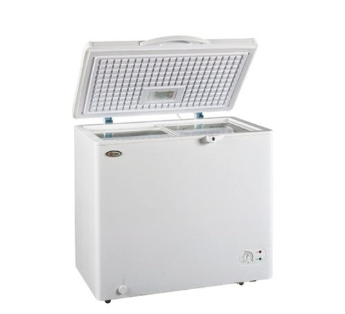 Mika Chest Freezer, 200L, Aluminum Inner, White - MCF200W