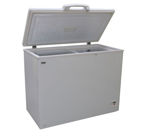 Mika Chest Freezer, 250L, Aluminum Inner, White - MCF250W