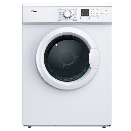 Mika Dryer, Air Vented, 7Kg, Silver - MDRA1107S