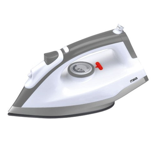 Mika Dry Iron, With Spray, Ceramic Soleplate, White & Grey MIDS202C