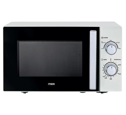 Mika Microwave Oven, 20L, Manual, Solo, White - MMWMSKH2011W