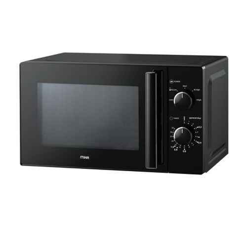 Mika Microwave Oven, 20L, Manual, Solo, Black - MMWMSKH2012B