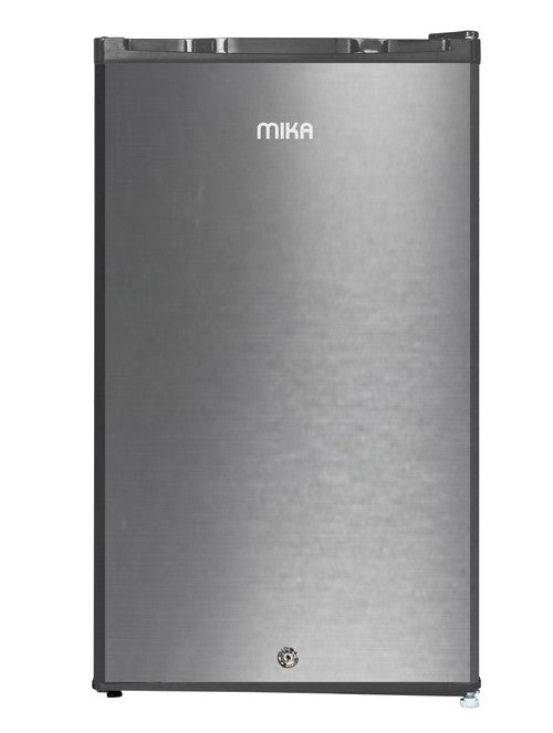Mika Fridge, 92L, Single Door, Defrost (Direct Cool), Inox Line Brush - MRDCS92XLB (Available on Order)