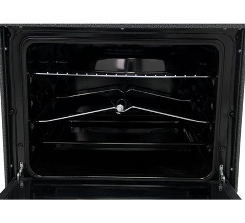 Mika Standing Cooker, 58cm x 58cm, 3G+1E, FFS, Electric Oven, 4F, with Rotisserie, Decor Black - MST6031DS/TRL