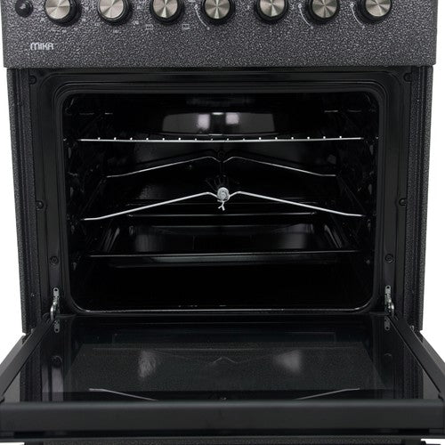 Mika Standing Cooker, 60cm x 60cm, 3G+1E, FFS, Elec. Oven, 4F, with Rotisserie, Decor Black - MST6131DS/TR4
