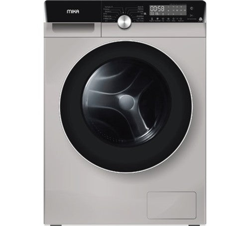 Mika Washing Machine, 10Kg, Washer & Dryer Combo, Fully Automatic, Front Load, Silver - MWAFCV33108DS (Available On Order)