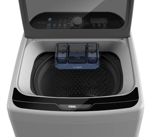 Mika Washing Machine, 13Kg, Fully Automatic, Top Load, Dark Silver - MWATL3613DS