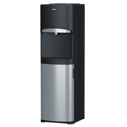 Mika Water Dispenser, Floor Standing, With Sensor Taps , Bottom Load, Black & Cream - MWDB2902BLS