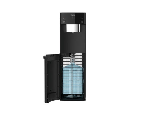 Mika Water Dispenser, Floor Standing, With Sensor Taps & Foot Pedal, Bottom Load, Black - MWDB2903BL