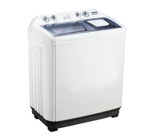 Mika Washing Machine, 10Kg, Semi-Automatic, White - MWM12110