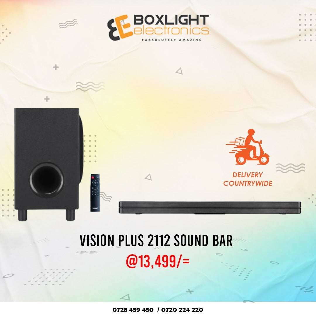 Vision Plus SOUND BAR, 2.1CH, BLUETOOTH, DOLBY AUDIO VP-2112SB