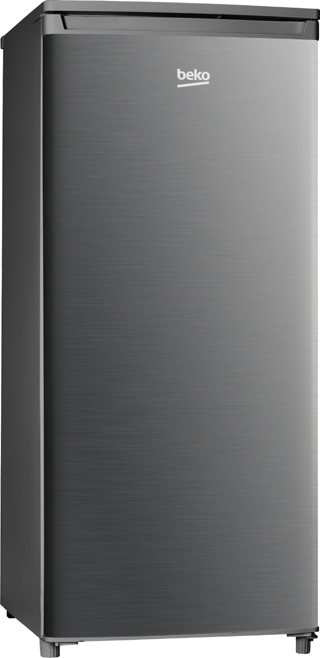 Beko Single Door Fridge - With Glass Shelves - Black