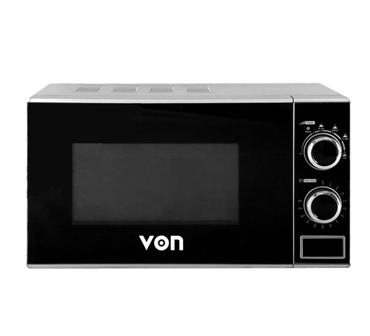 Von VAMS-20MGS Microwave Oven Solo 20L - Silver