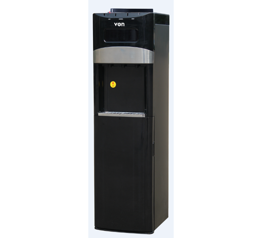 Von VADA2324K Water Dispenser Compressor Cooling, With Fridge - Black