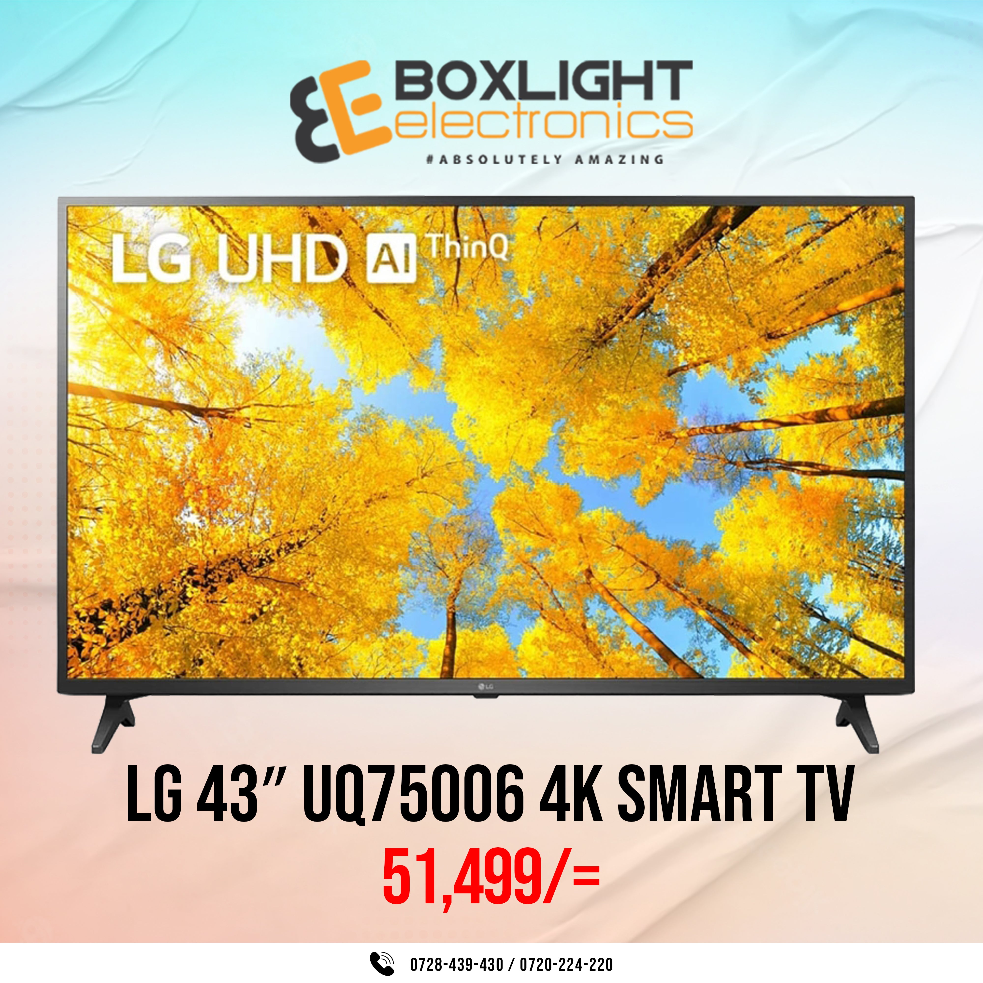 LG UQ75006 43" INCH 4K SMART LED TV
