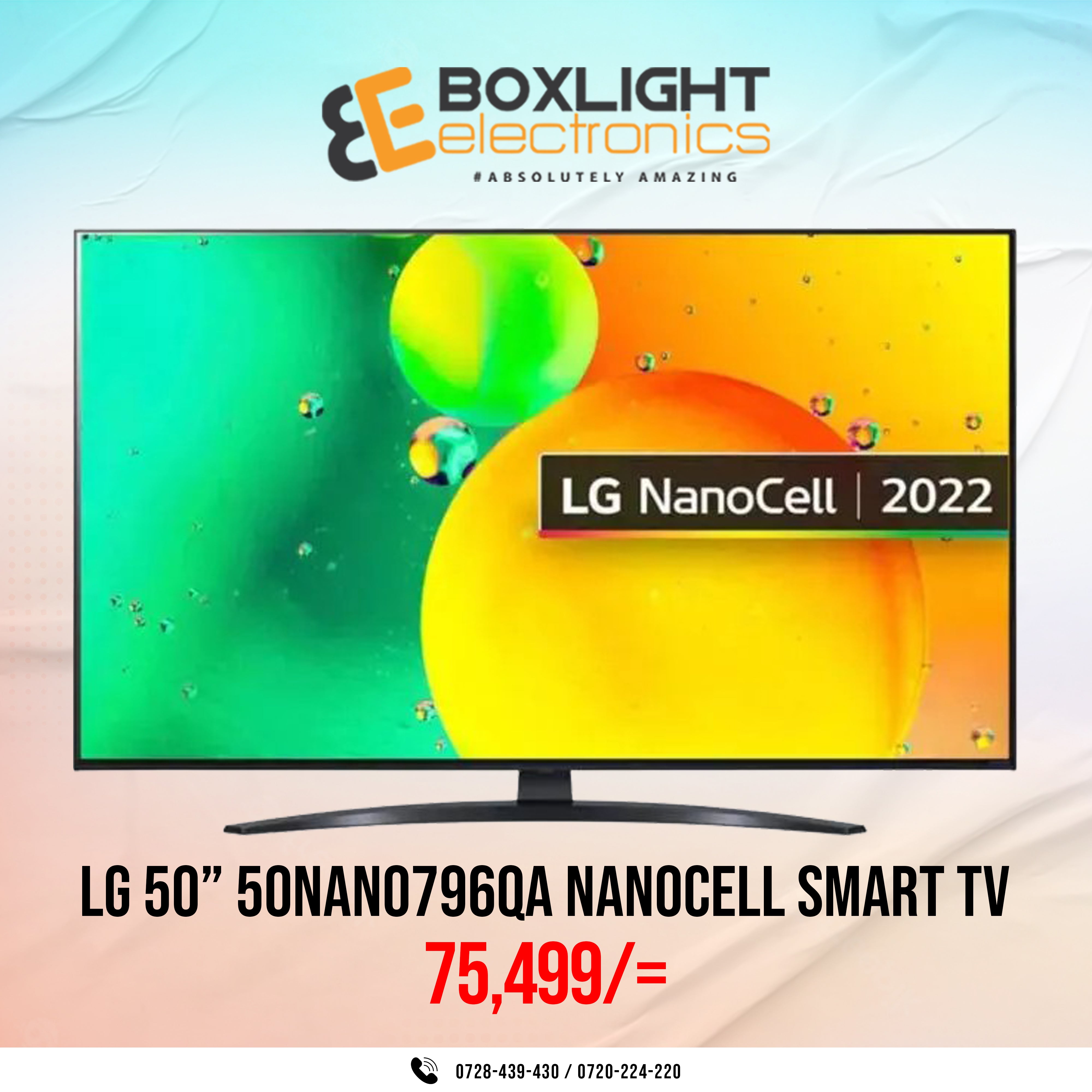 LG 50″ 50NANO796QA NanoCell Smart 4k Uhd Tv
