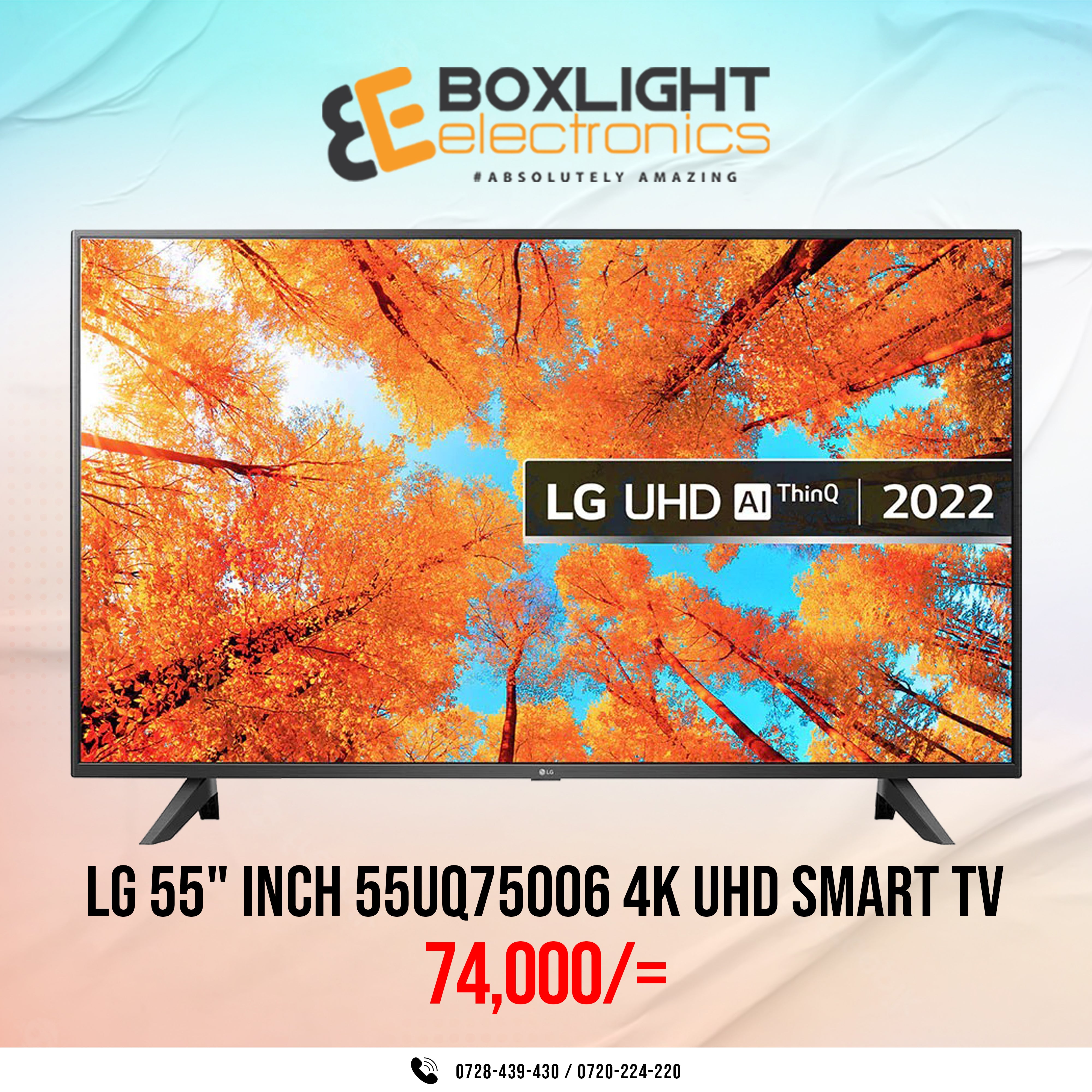 LG 55" Inch 55UQ75006 4K UHD Smart Tv