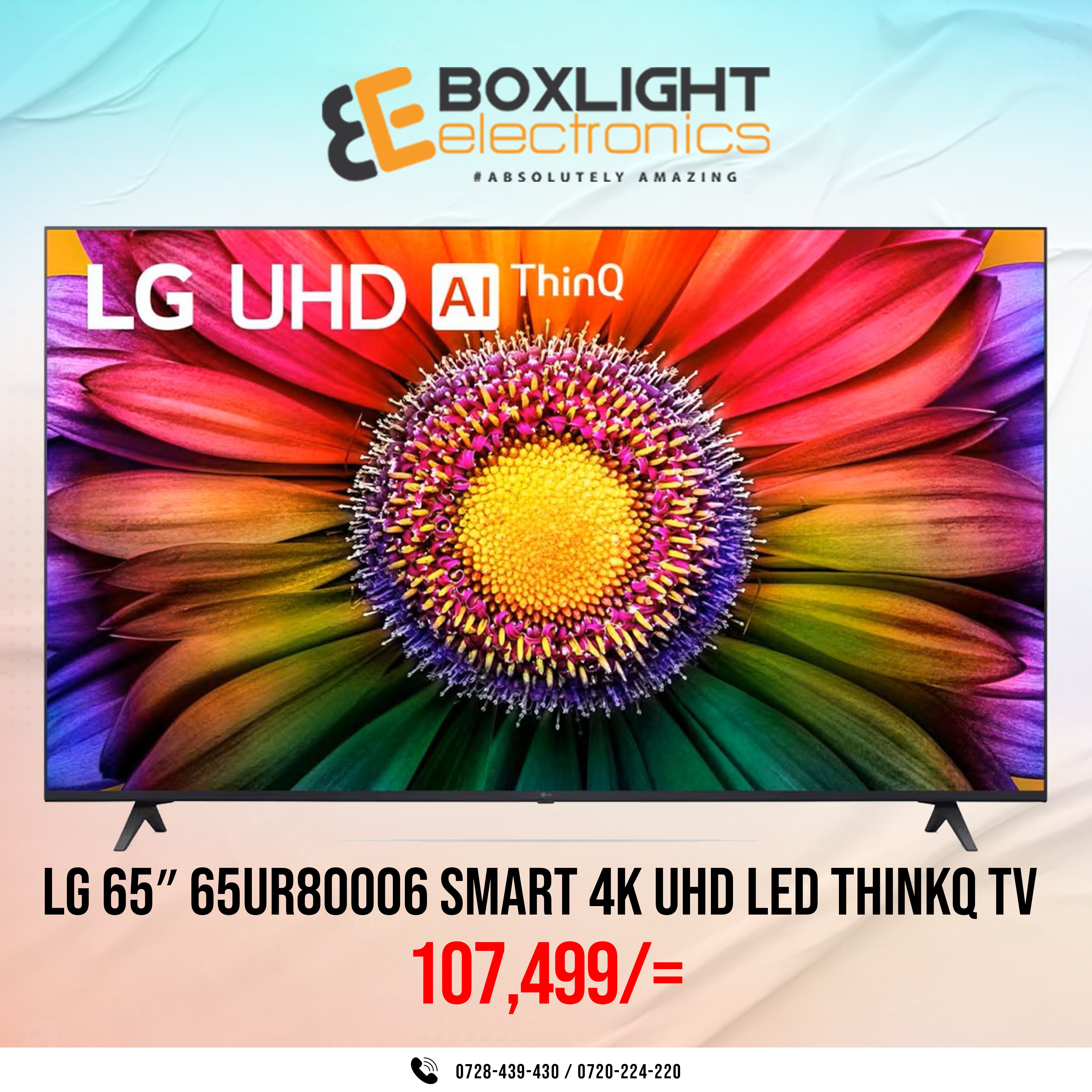 LG 65″ 65UR80006 Smart 4k UHD LED ThinkQ Tv