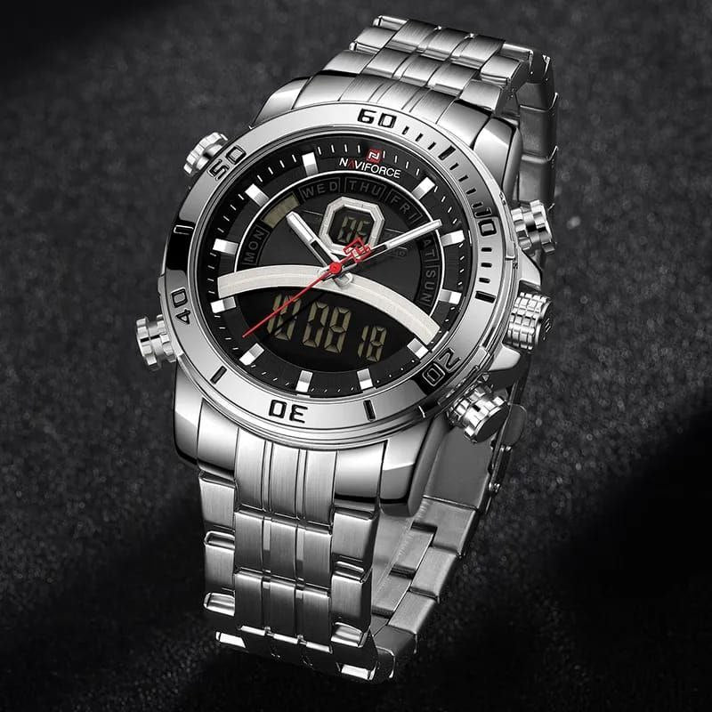 Naviforce Digital Led Waterproof luminous Men's Watch