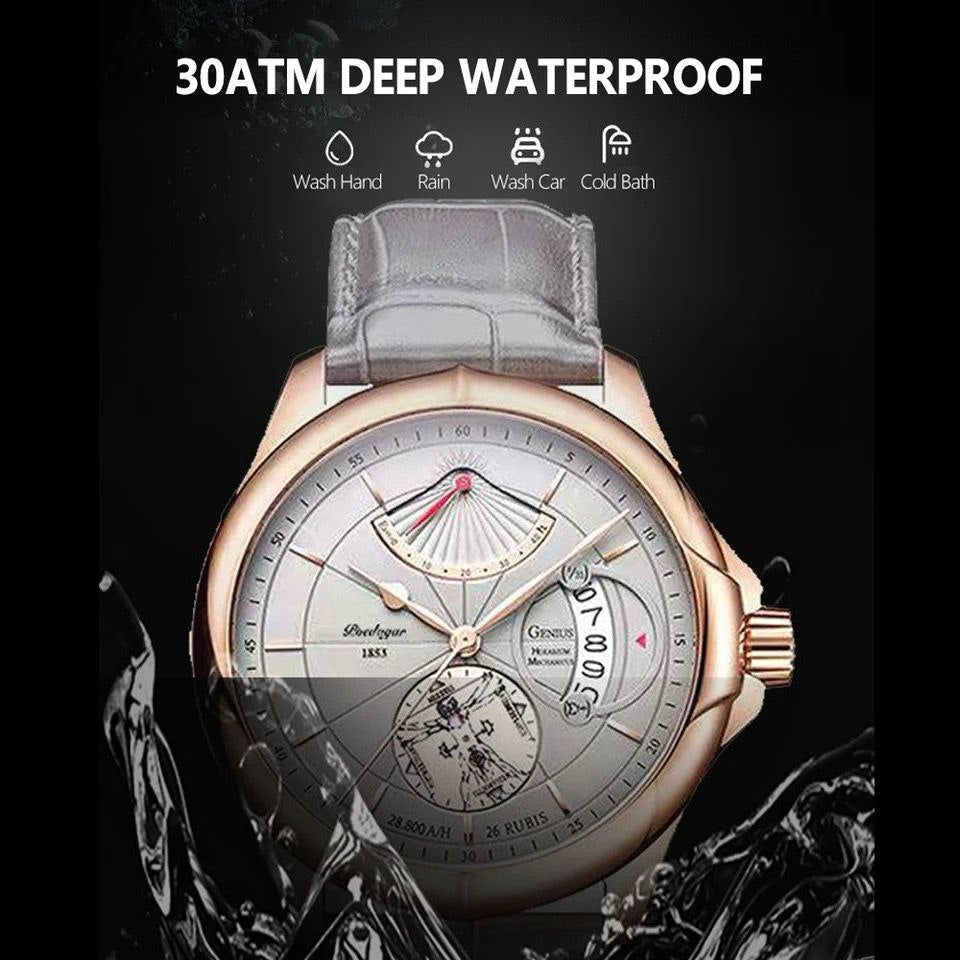 Poedagar Chronograph Waterproof Men's Watch