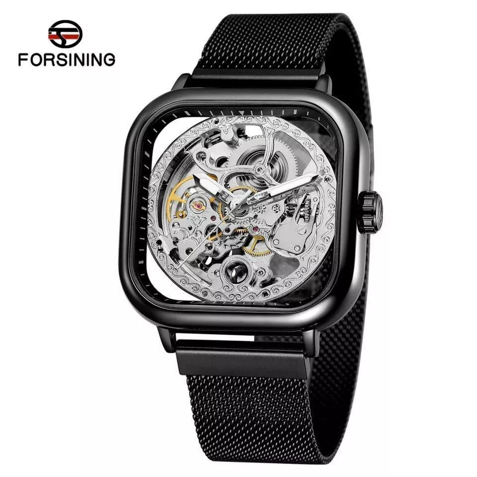 Forsining Skeleton Automatic Mechanical Wrist Watch