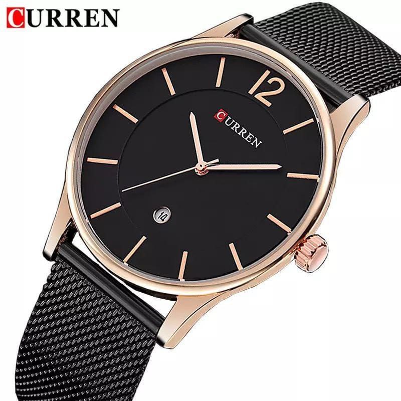 Curren Men's Watch With Calendar Black