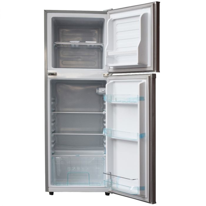 128 LITERS 2 DOOR DIRECT COOL FRIDGE, SILVER- RF/173