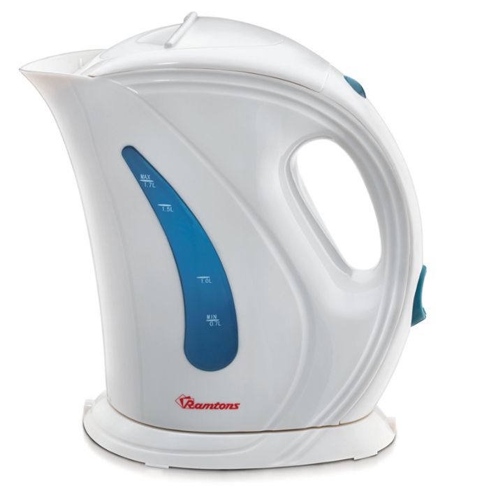 Ramtons CORDLESS ELECTRIC KETTLE 1.7 LITERS WHITE AND BLUE- RM/225