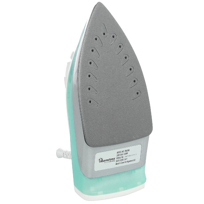 RAMTONS GREEN AND WHITE STEAM IRON - RM/306