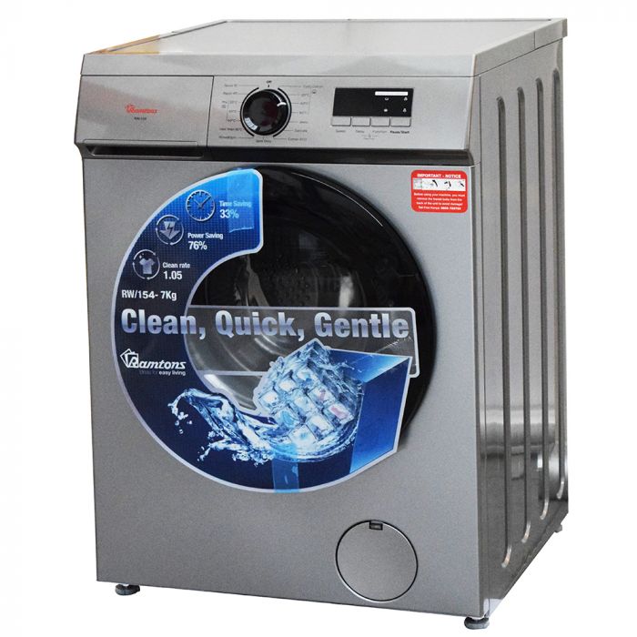 RAMTONS  FRONT LOAD FULLY AUTOMATIC 7KG WASHER 1400RPM - RW/154