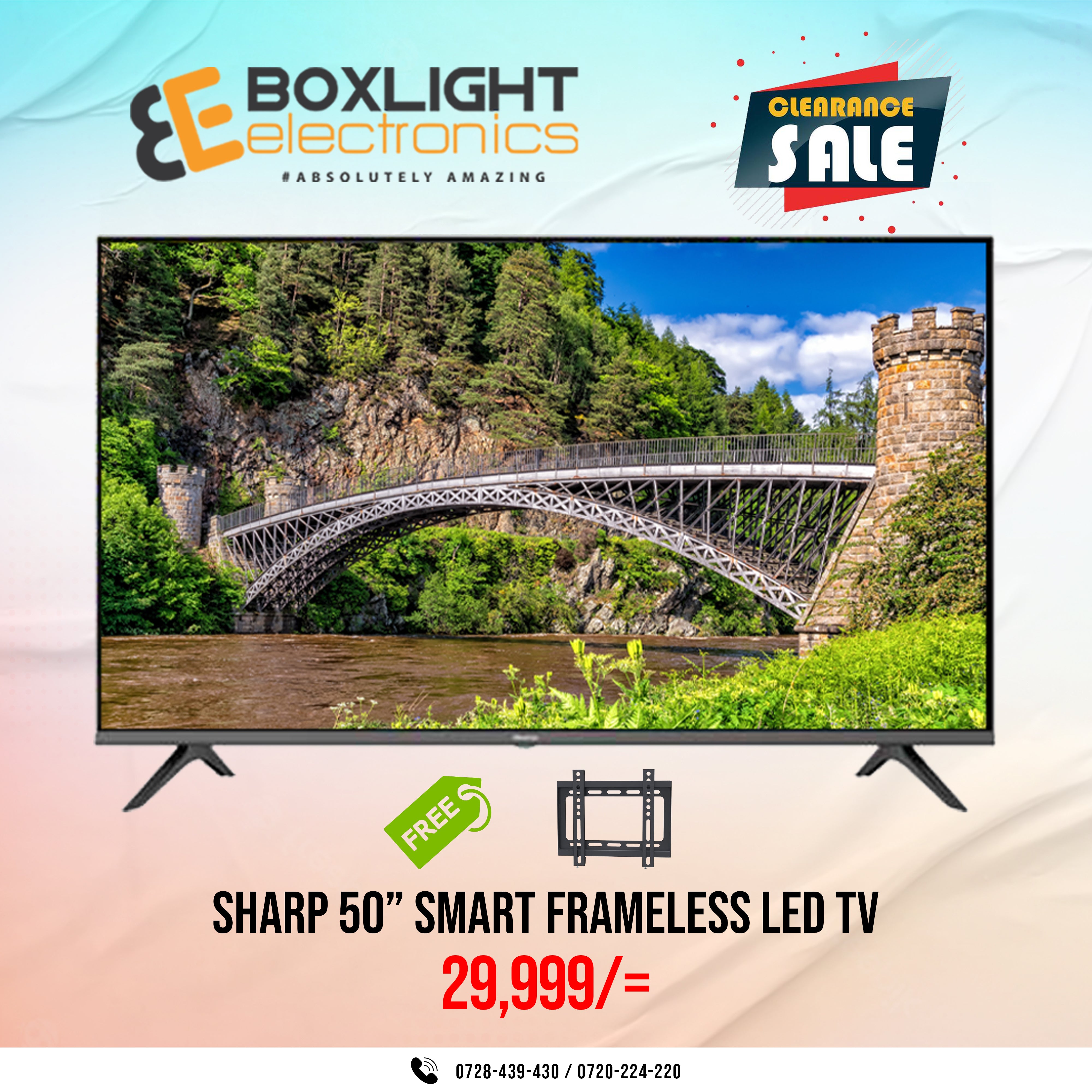 Sharp 50" Inch 4K Smart Android LED TV