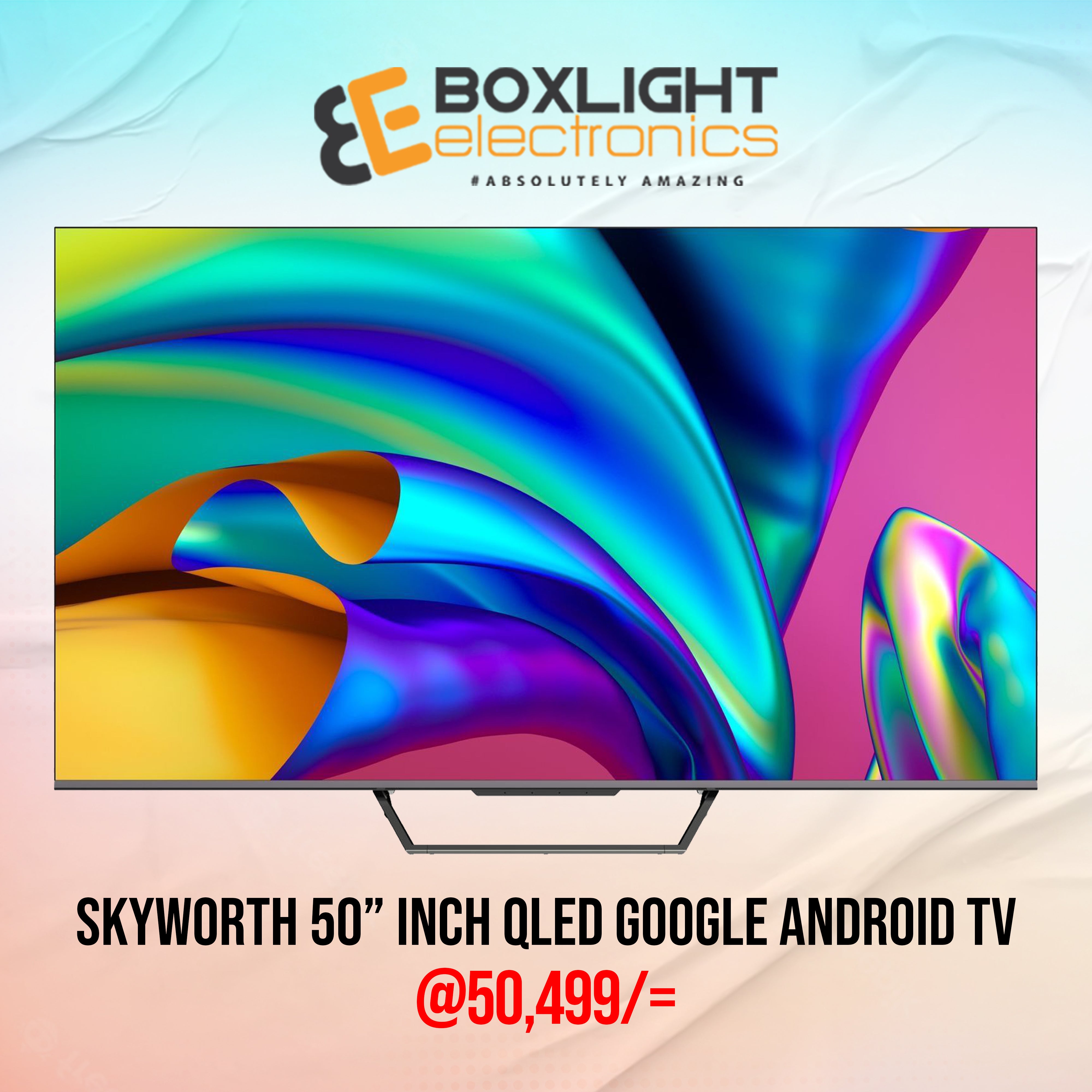 Skyworth 50" Inch UHD QLED Google Smart TV