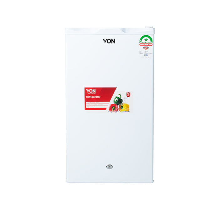 Von VARM-11DHW Mini Fridge 90L - White