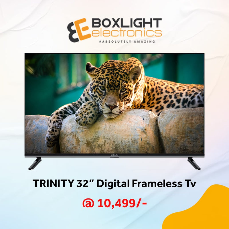 TRINITY 32" Digital Frameless Tv + Free Aerial
