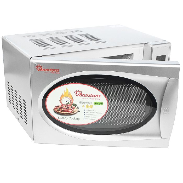 RAMTONS 20 LITERS MICROWAVE+GRILL SILVER- RM/240