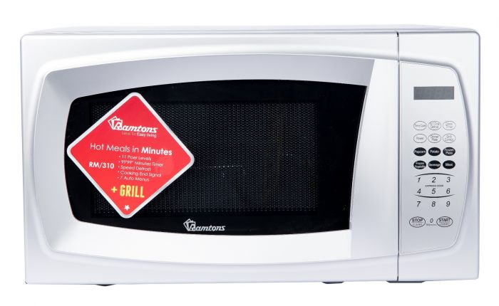 RAMTONS 20 LITERS MICROWAVE+GRILL SILVER- RM/310