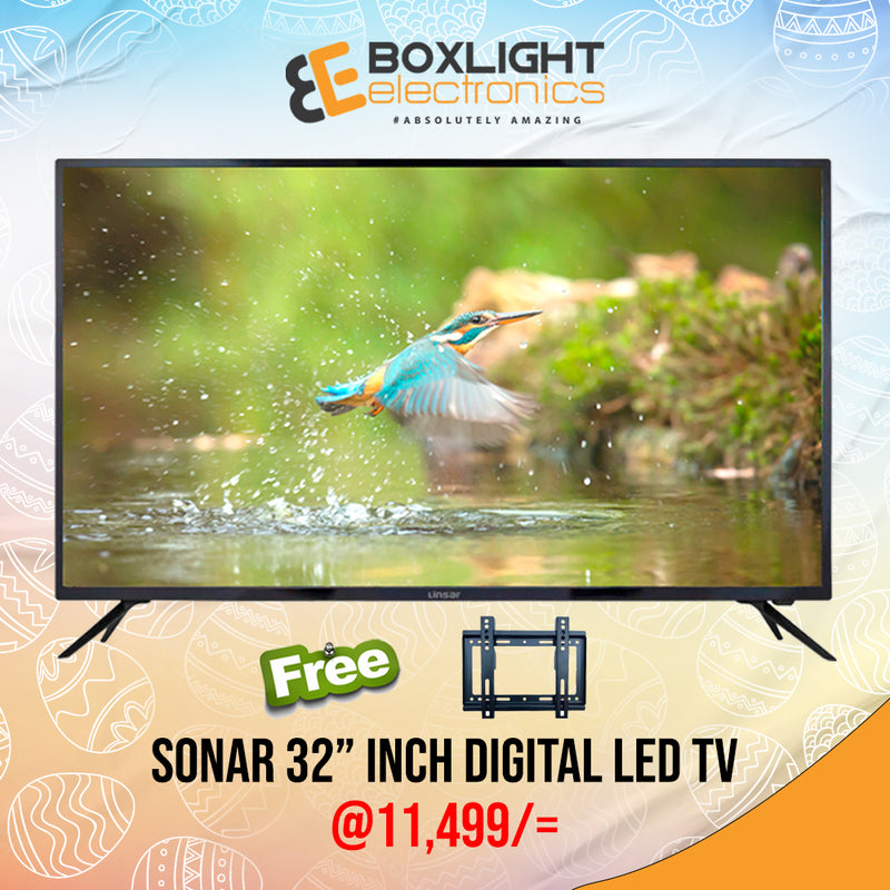 Sonar 32" Inch Digital HD LED TV With Inbuilt Decoder